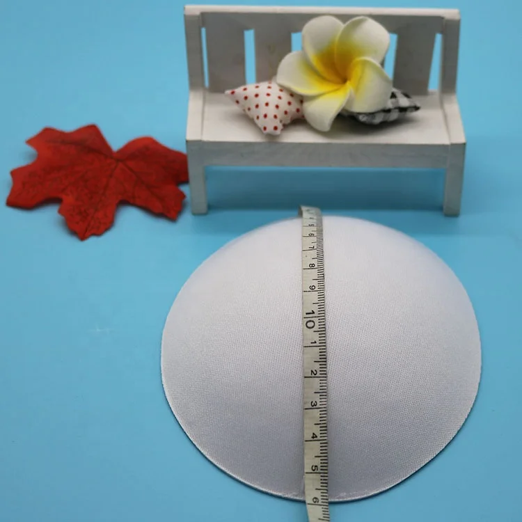 Jinhong JH237 Underwear accessories custom color size eco friendly Sponge foam breathable bra cup pad for bra bikini swimwear
