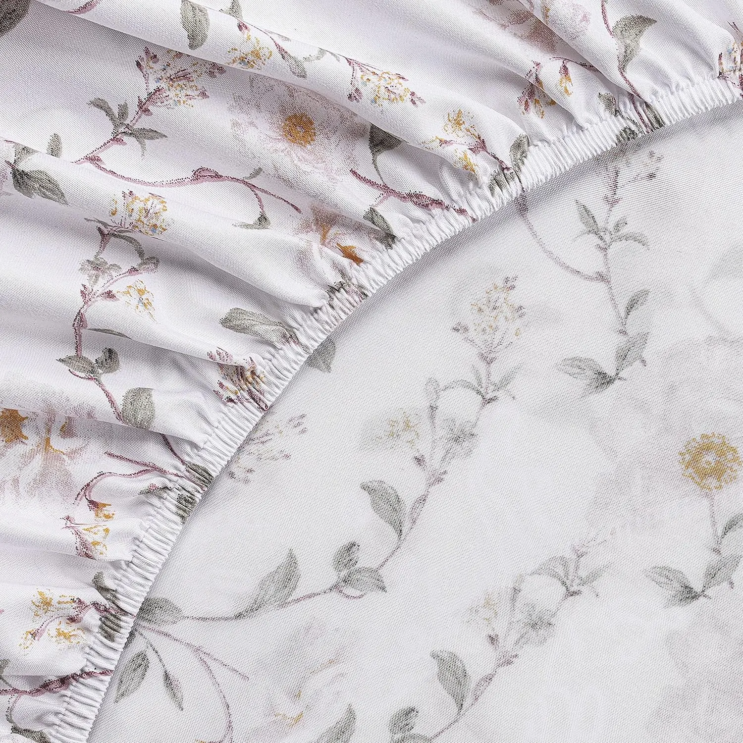 wholesale queen 100%  microfiber pillowcases 16inch deep bed sheets set printed fitted sheets for bed