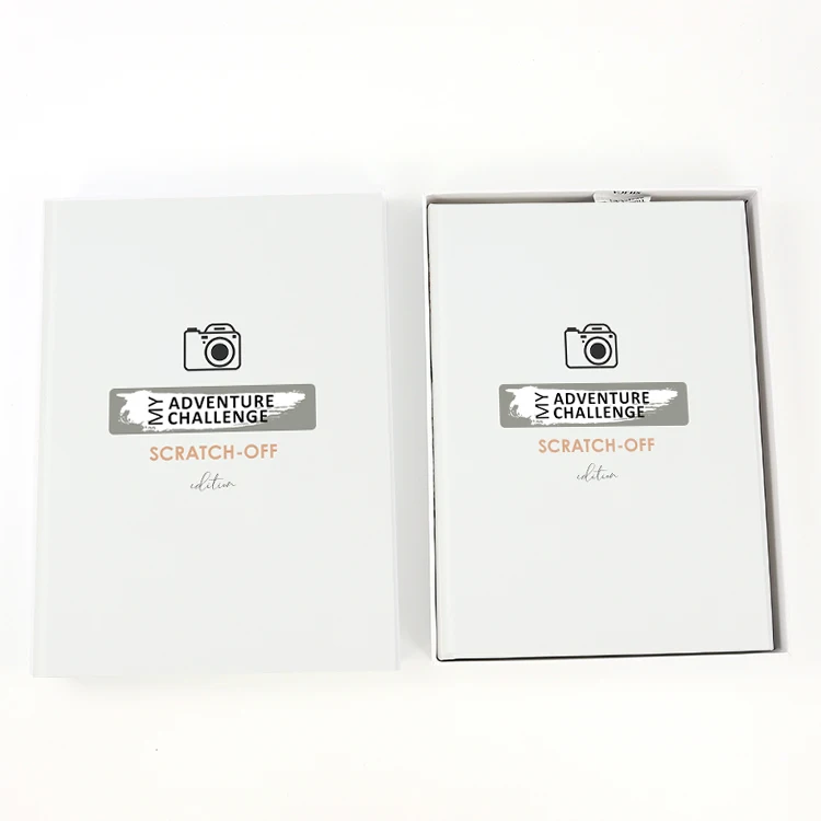 Creativity Custom printed Scratch Off Book Activity Travel Adventures Challenge playing game book