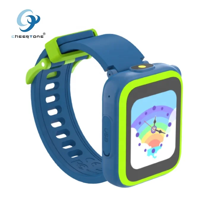 CTW24 Wholesale private label cartoon kids smart watch toys for kids children daily waterproof with 9 instrument sensory games