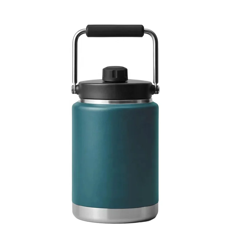 Hotting sale one gallon Beer tumbler jug Stainless Steel growler double wall Vacuum insulated water bottle For Drinking Water