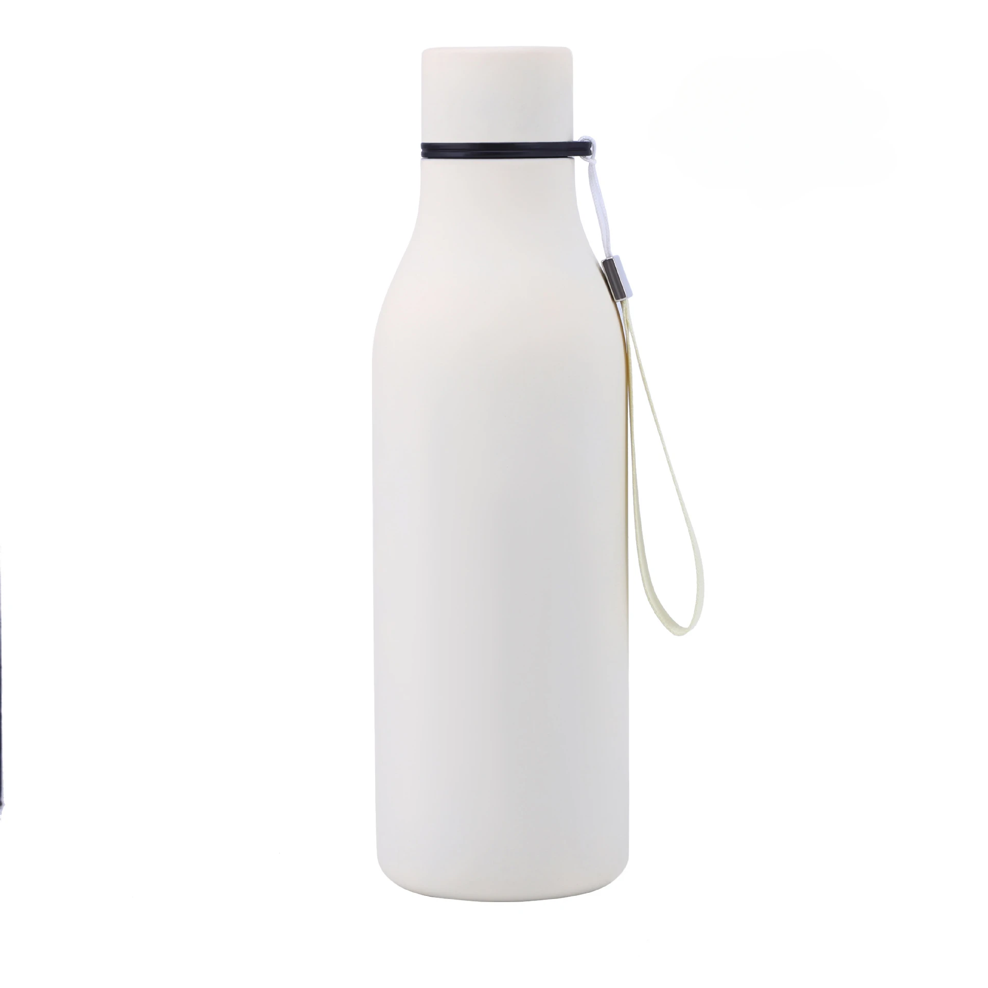 Custom 18.5oz Stainless Steel Water Bottle, Lightweight & Double Wall Vacuum Insulated, Reusable with Strap