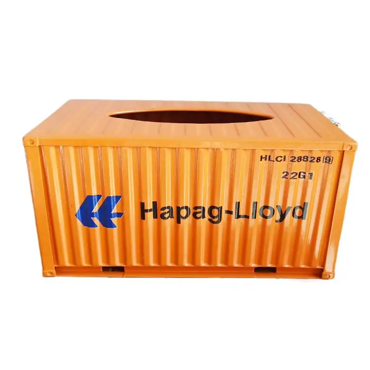 Hapaglioyd маленькая акриловая коробка для салфеток, пластиковая квадратная коробка для хранения, модель контейнера для салфеток