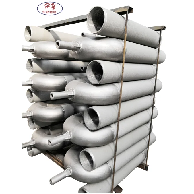 Centrifugal casting W-type furnace radiant tube in heat treatment industry and steel mills