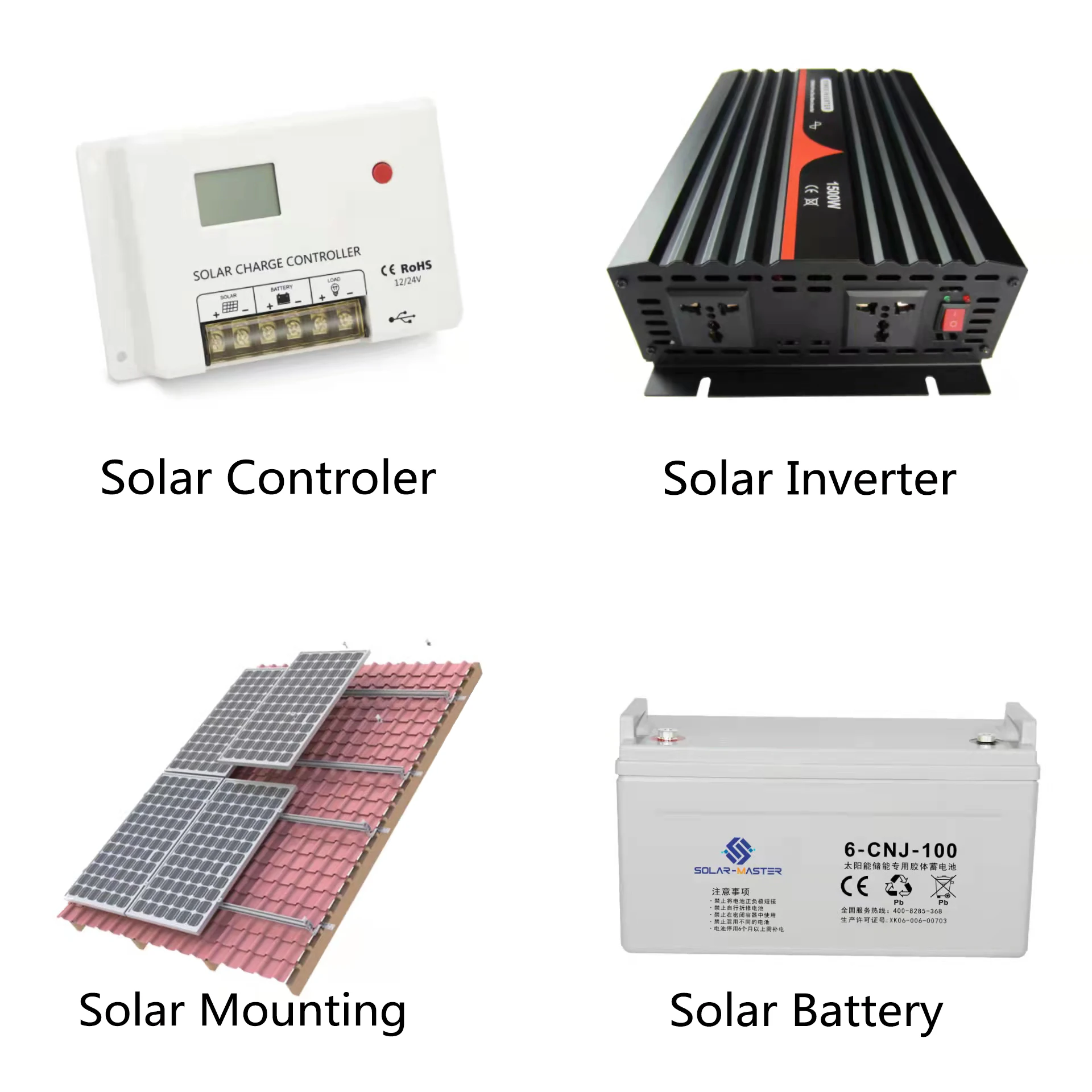 Master Solar Energy Storage 300kwh 500kwh Hybrid Lithium Battery Solar Power System 100KW Hybrid Solar Panel System