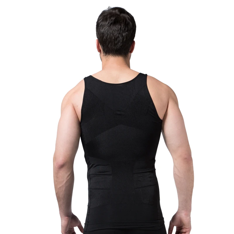 Slimming Body Shaper Slimming Underwear Corset Waist Cincher Bodysuit Tummy Shaper Vest for Men