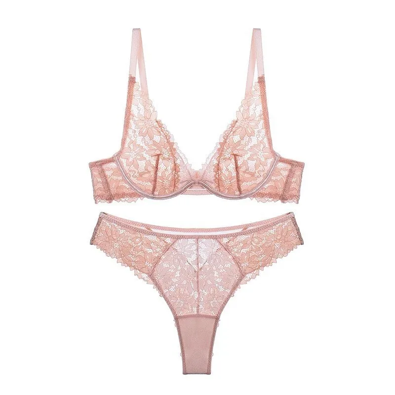 2024 Sexy Lingerie Set Mature Style Underwears Shapewear XL Size Fabric Nylon Material Lace Garter Embroidery Thinned Bag
