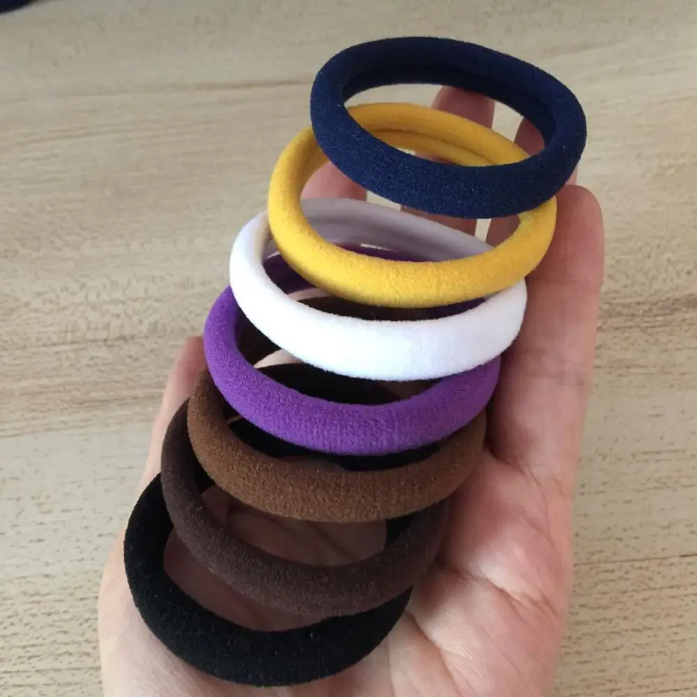 Free Shipping 100pcs/bag Hair Holders Rubber Bands Elastics Girl Women Tie Hair Accessories Elastic Hair Bands