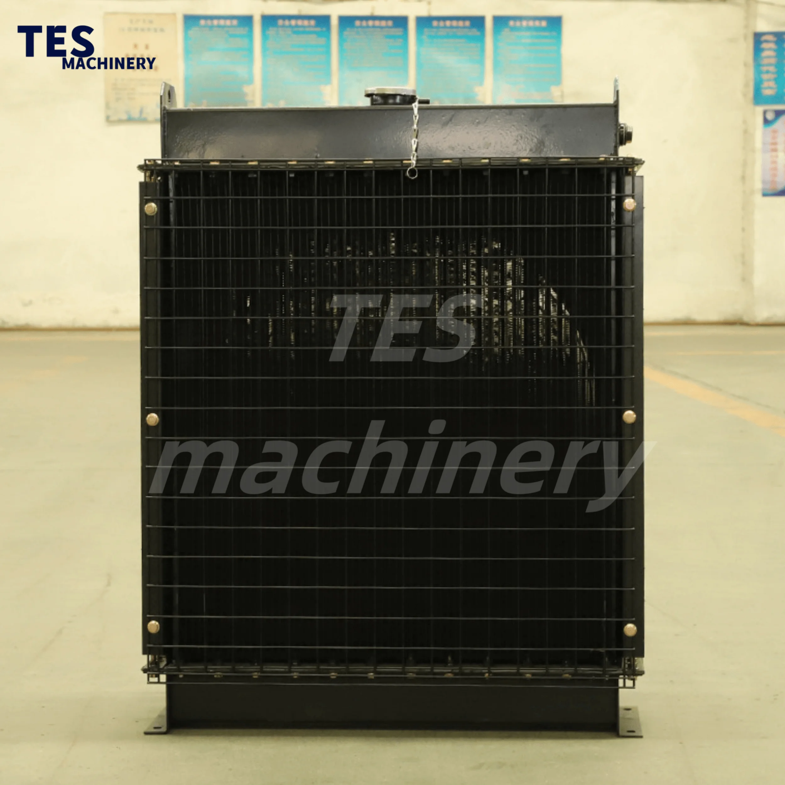 Low emissions diesel generator water tank radiator suitable industrial hydraulic oil cooler aluminum fin generator radiator