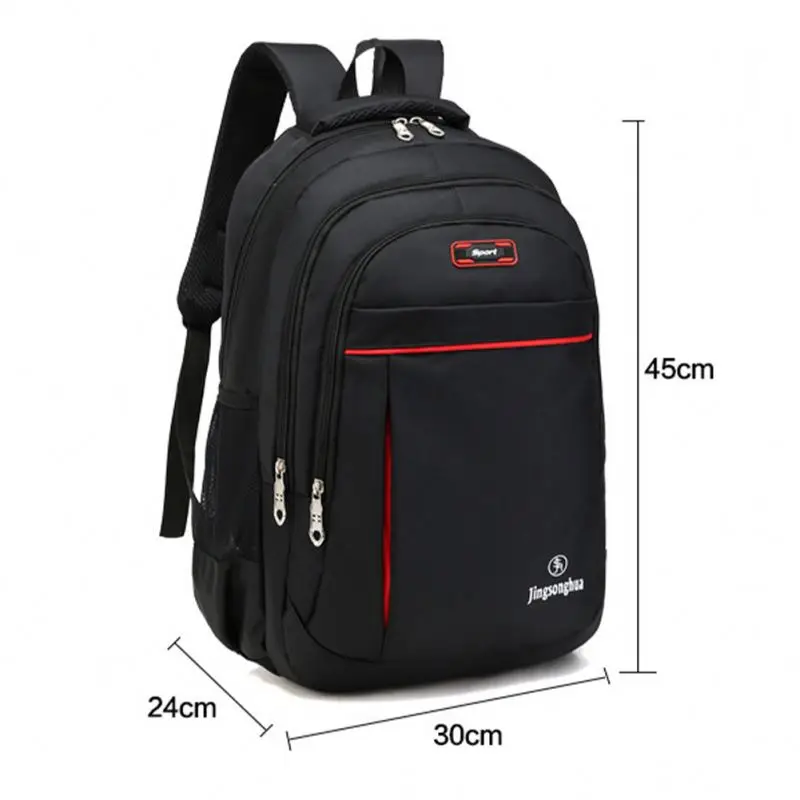Factory Wholesale Cheap 3 Packets Waterproof Oxford Polyester Fabric Laptop Outdoor School Backpack Knapsack Bagpack Bag