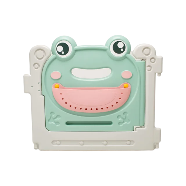 
ABST 16 Sided Panel Baby Playpen Interactive Kids Safety Gates Toddler Play Room Frog Design 