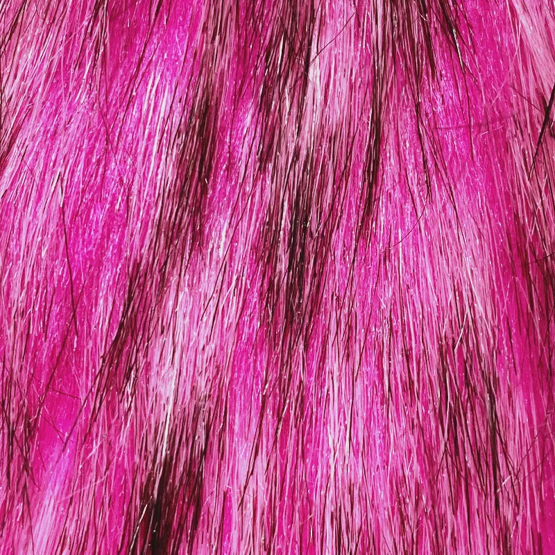 Wholesale 7cm Long Pile Multicolored Jacquard Faux Raccoon Fur Fabric In Stock