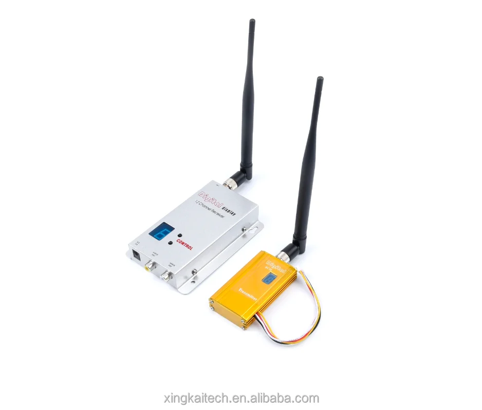 Hot sales 1.2Ghz 1.2G 8CH 1500mw FPV Drone Wireless AV Audio Video Transmitter & Receiver UAV Video Lnk Data Link UAV Parts