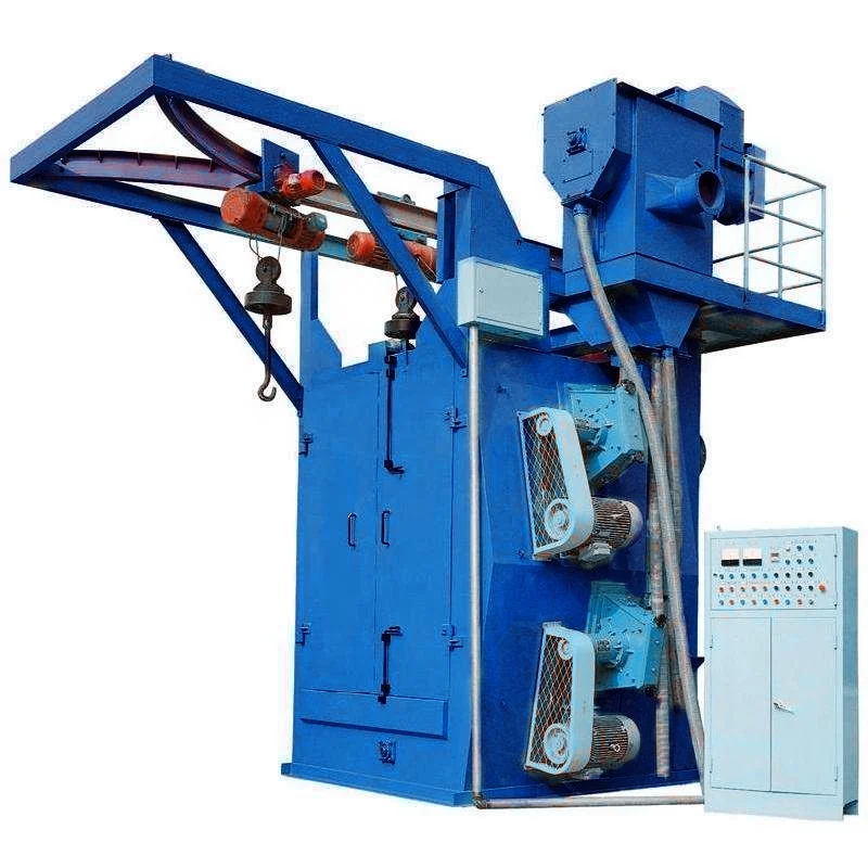 Q37 Single hook shot blasting machine/ hanger shot blast machine