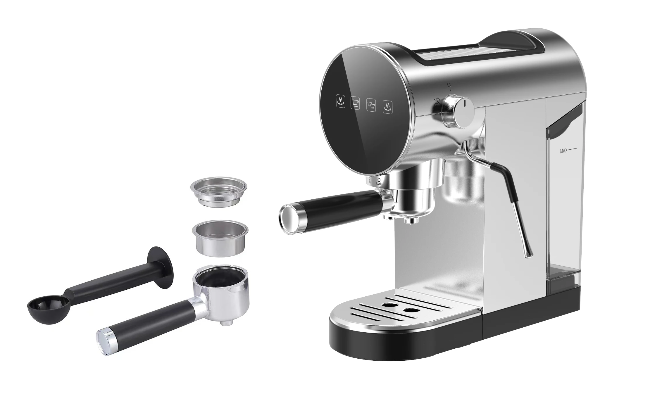 Кофейная машина Tenfly Espresso 20 бар профессиональный сенсорный экран Итальянская Кофеварка OEM/ODM Заводская изготовленная на заказ нержавеющая сталь