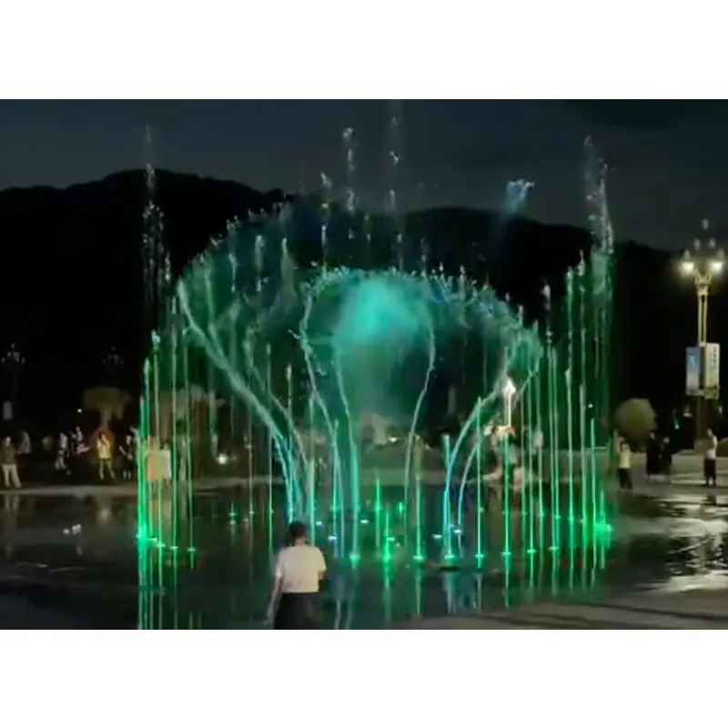 Chinese Factory Sale Outdoor Interactive Fountain Dry Water Dancing Fountain