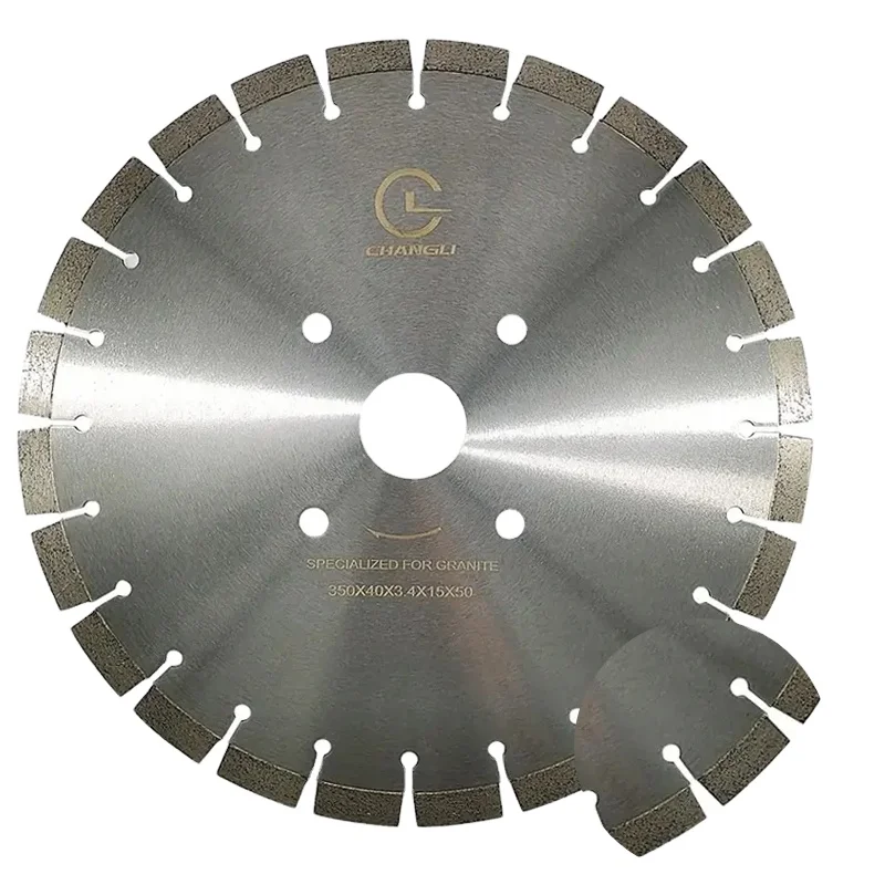China Manufacturer High Frequency 350 mm long teeth Reinforced High Speed Steel Cutting Granite Diamond Saw Blade