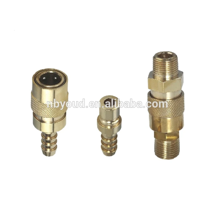 brass mold Coolant line pneumatic quick coupler moldmate