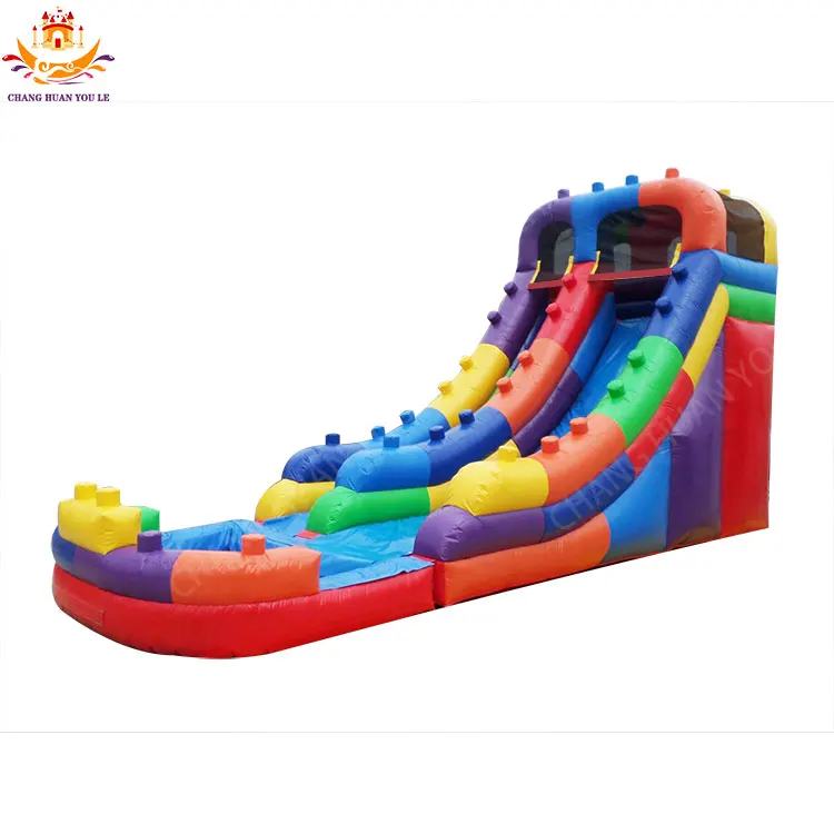 Inflatable Jumping Castle Wholesale Commercial Inflatable color Bouncy Castle For Adult Party 14 Block Party Water Slide