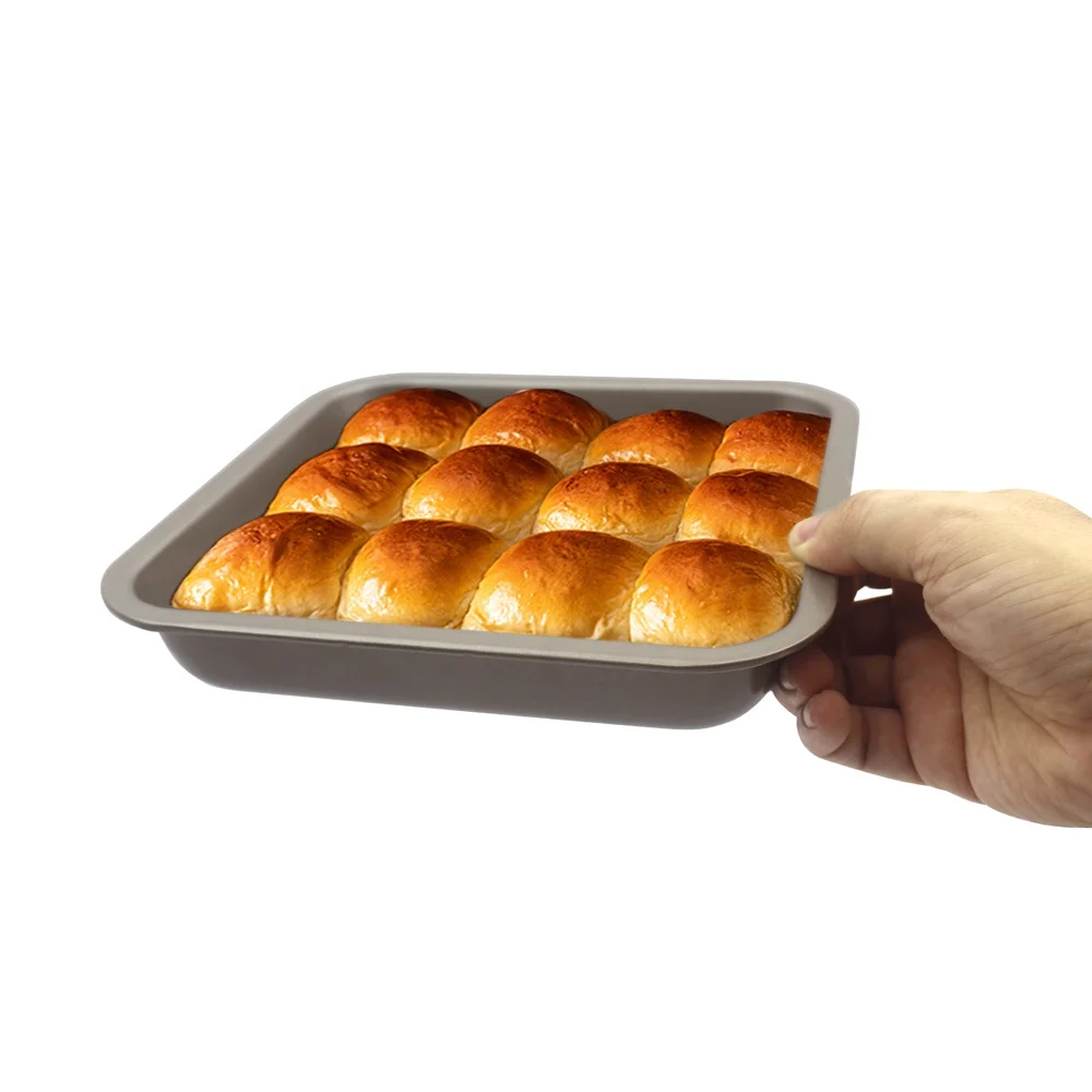 Non stick pizza baking pan baking loaf pan adjustable baking tray