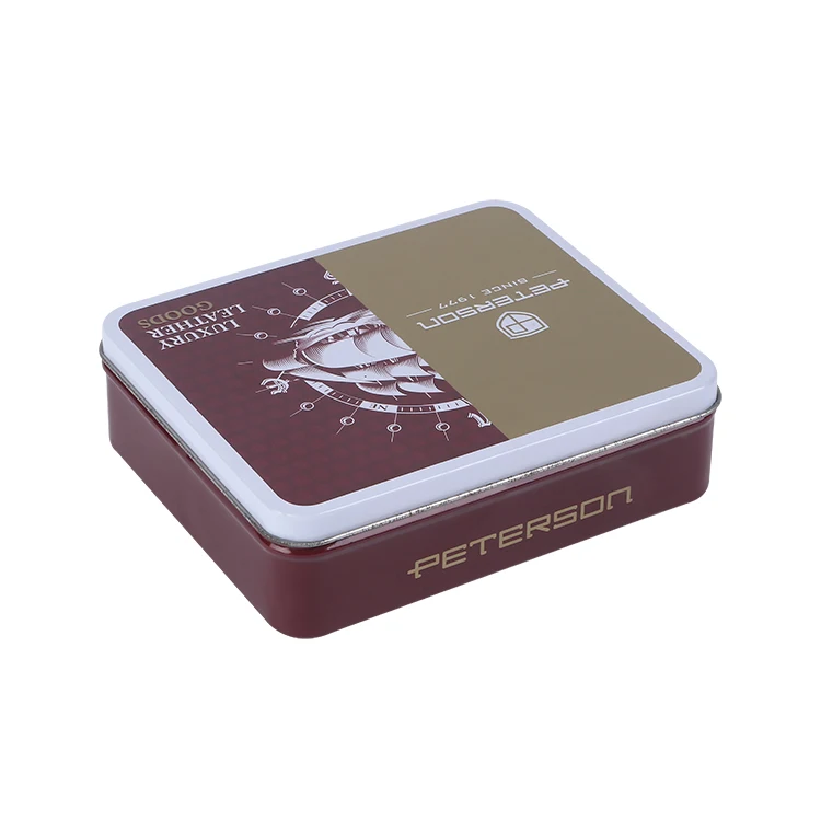 Square Coffee Tea Tin Box Green Tea Container With Tea Cans