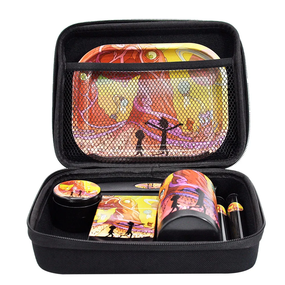 new style Pipe suit cigarette tray Grind set 14 style pattern portable smoking paraphernalia suit