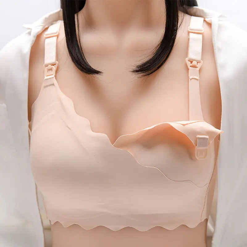 OEM изготовленный на заказ Женская бесшовный спортивный Бесшовный Бюстгальтер для кормления бюстгальтер с застежкой спереди бюстгальтер для беременных Бюстгальтер