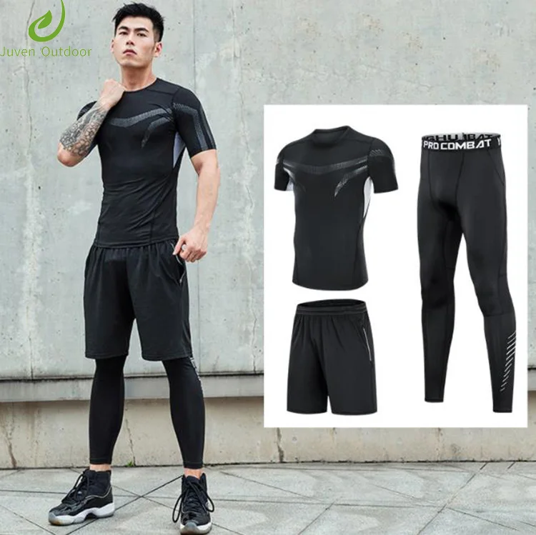 The latest style athletic apparel manufacturers new design fitness men athletic wear