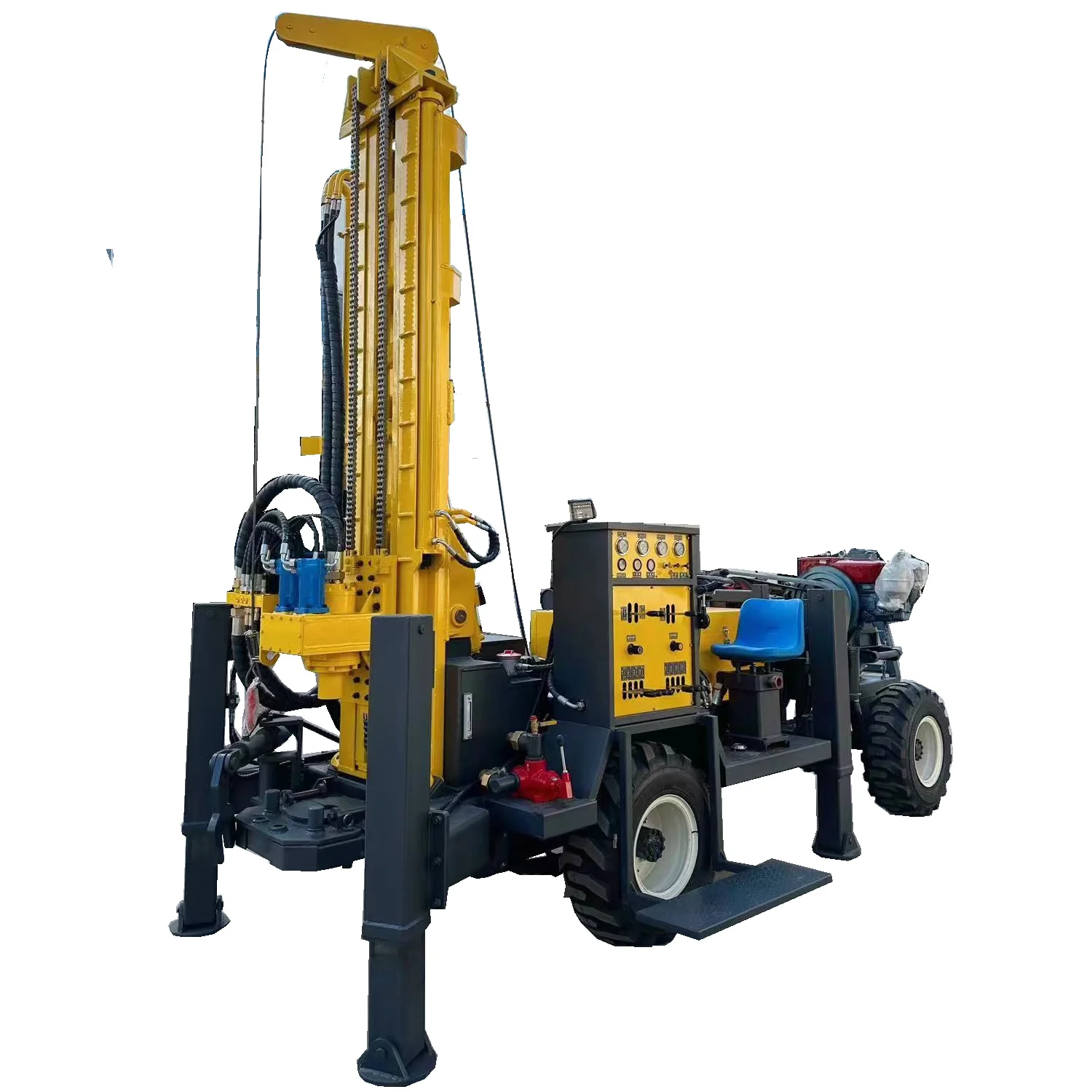 Kaishan 200m 300m 600m Truck Mounted Water Well Drilling Rig Machine Price With 3 Years Warranty