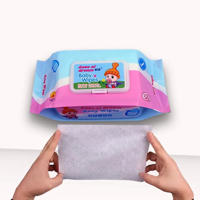 Custom soft nonwoven pampering sensitive bamboo baby water wipes