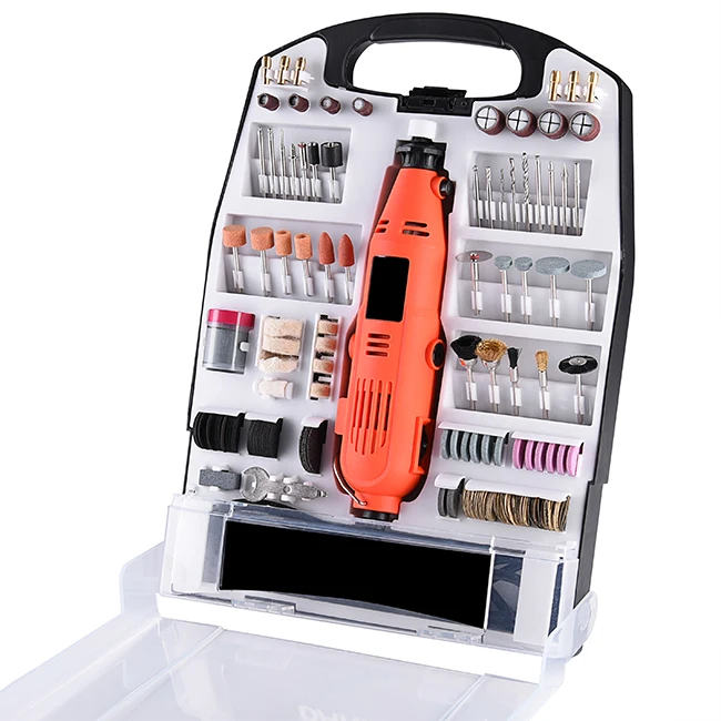 Rotary Tool Kit 135W, Rotary Multi Tool Kit with 160 Accessories, Variable Speed 10000-32000rpm, Multifunctional Mini Hand Drill