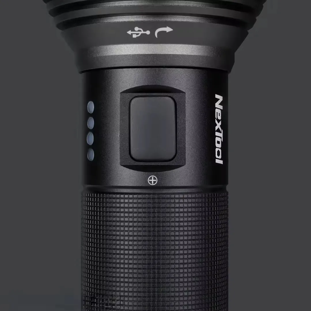 Hot Sale Nextool Outdoor Powerful Flashlight 2000lm Super Bright Flashlight 5 Modes Waterproof LED 5000mAh Battery