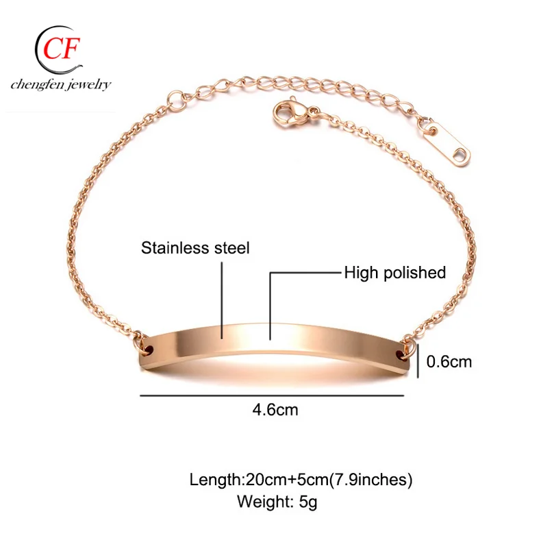 famous brand jewelry women bracelet quality designer bracelet stainless steel cheap chain bracelet