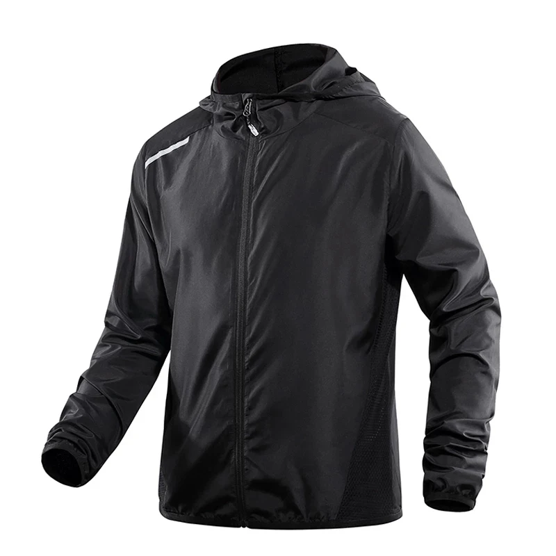 Wholesale Custom Reflective Waterproof Camping Nylon Jacket Windbreaker