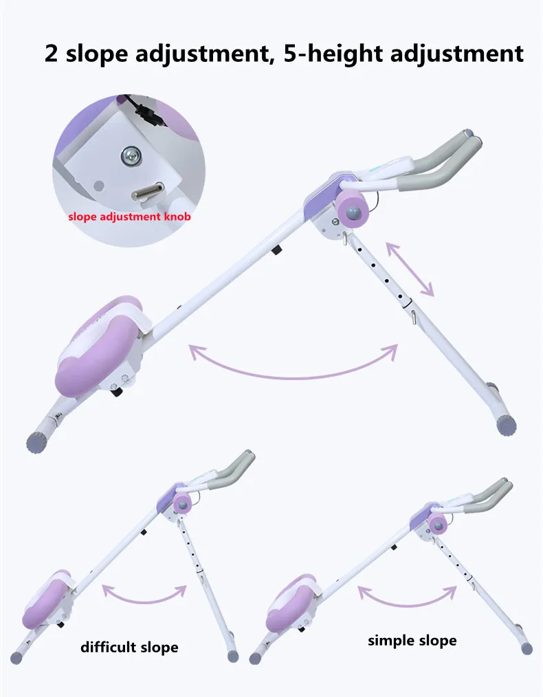 Gym Equipment Adjustable Foldable Abs Twister Exercise Fitness Machine