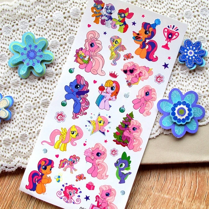 Custom design safe water transfer hand tattoos sticker for kids Wholesale cute cartoon temporary tattoo stickers