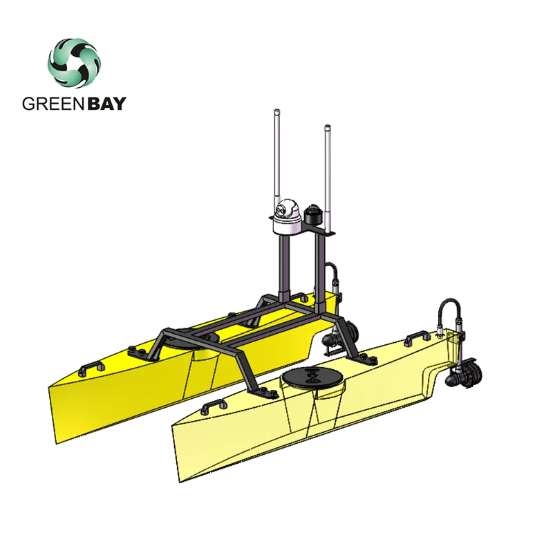 unmanned ship double-handed aluminum alloy surface hydrographic survey boat
