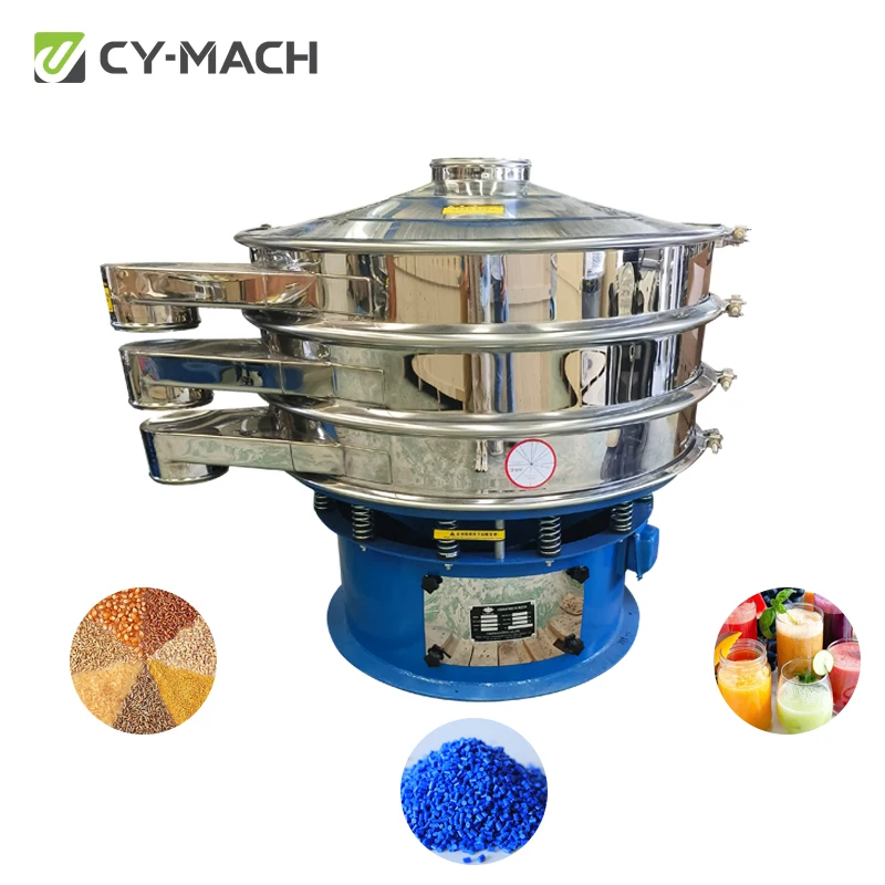 Ультразвуковая просеивающая машина с круговым вибрационным экраном для ионно-литиевых батарей