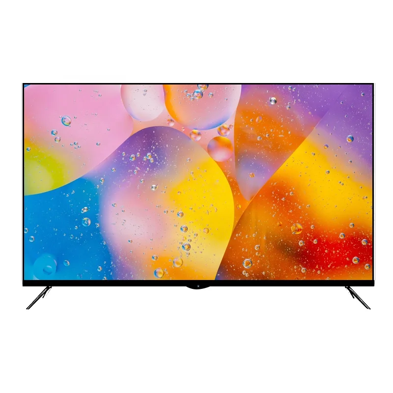Factory direct sale ready stock flat screen slim frameless toughened glass tv oled panel tv 32 inch led lcd television