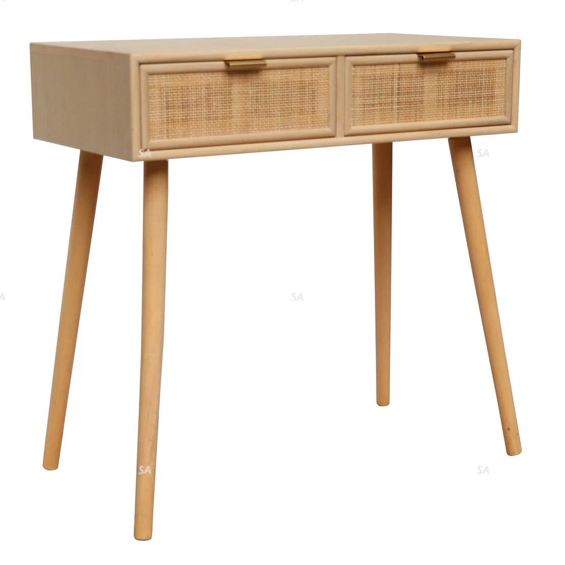 Rattan Furniture 2/4 Door Storage Oak Vennering  Wood Cabinets