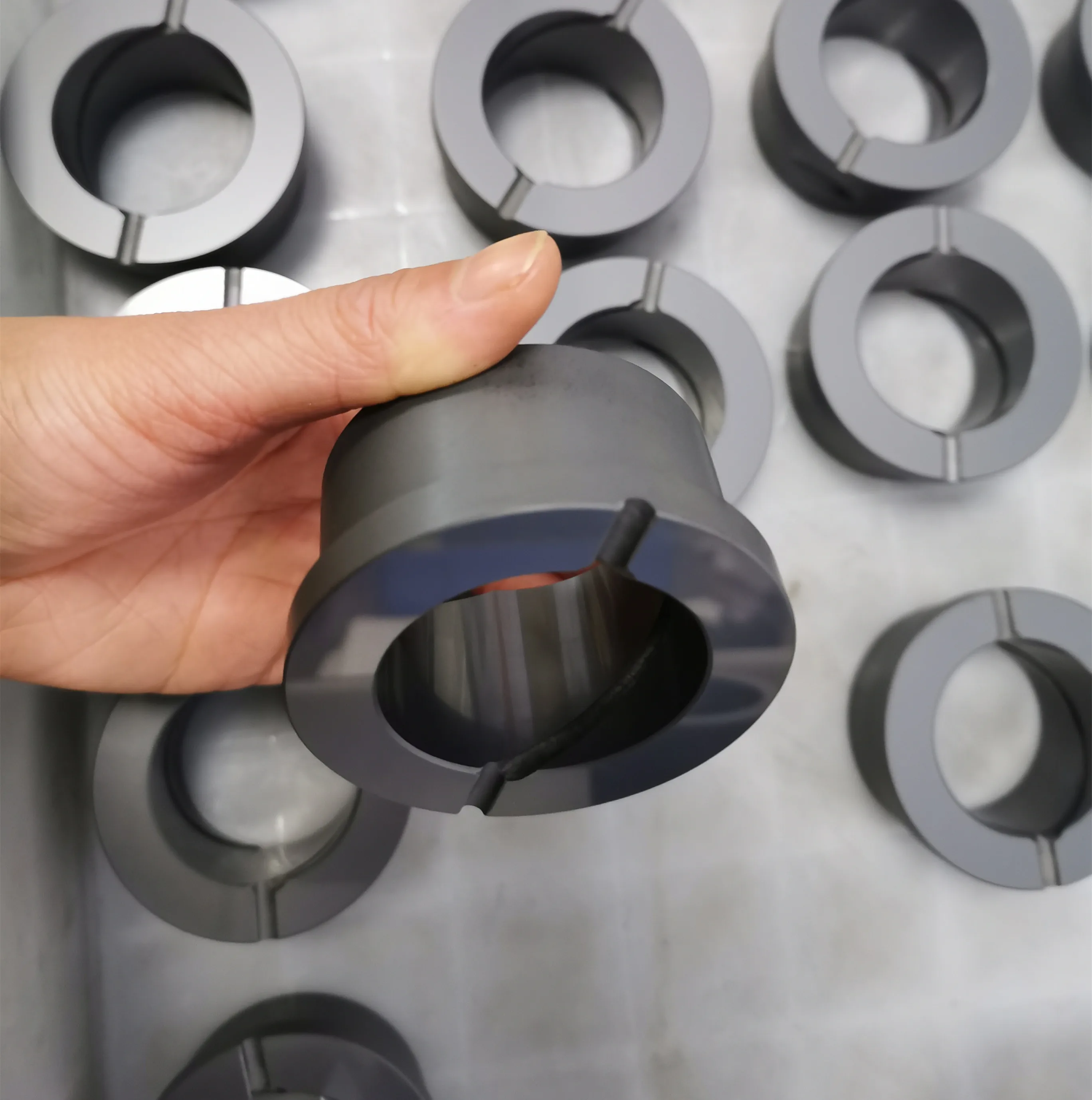 Non-standard bearing shaft SSIC/RBSIC tube/bushing/sleeve for engineering machinery