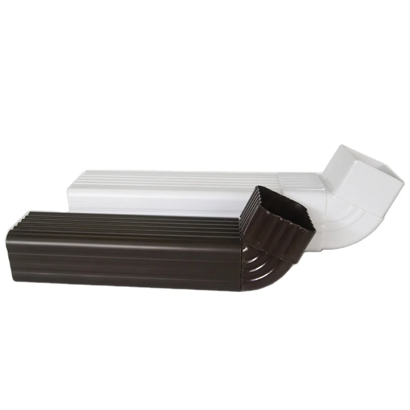 PVC gutters roofing  material roof gutters rainwater collecting tube and pipe resin drain home care productsK style rain drainag