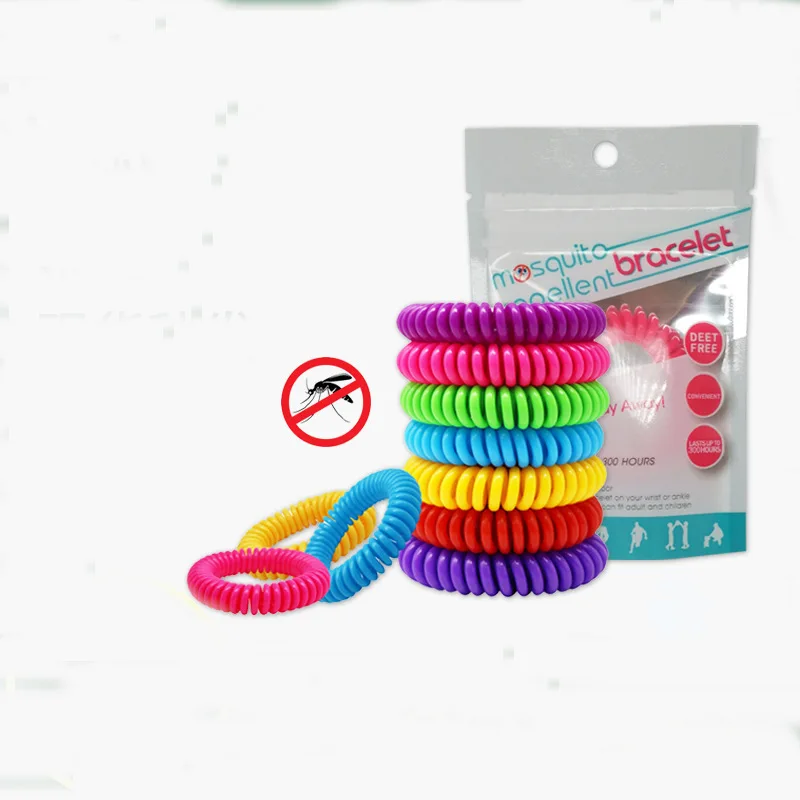 Anti Repellent Mosquito Bracelets For Adult Kids Colorful Anti Mosquito Repellent Bracelet