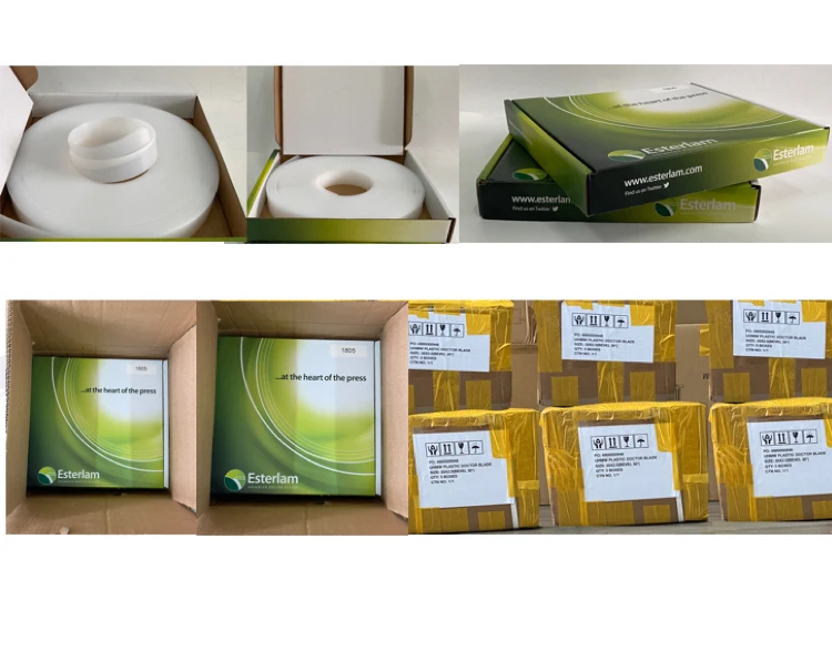 Hot Sale Flexo Printing Esterlam Plastic Doctor Blade