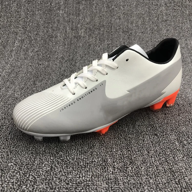 Fg/Tf Soccer Shoes Long Spikes Low Top Ankle Football Shoes Boots Outdoor For Men Adults Kids Athletic Training Cleats shoes