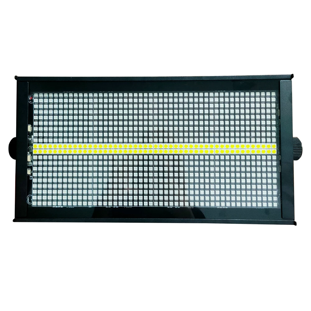 FLYKO Dmx512 Flash 1000w SMD 5050 Rgb 3in1 stage light Stage Bar Dmx 960 pcs 5050 Pixel 8+8 Led Strobe Light for DJ Party Bar