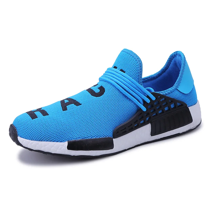 Alibaba China Supplier Custom Brand Big Size Human Race Breathable Men NMD Shoes Women Asia Fashion Sports Shoes