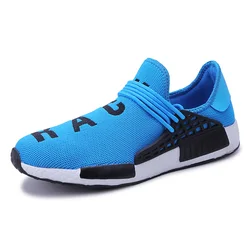 Alibaba China Supplier Custom Brand Big Size Human Race Breathable Men NMD Shoes Women Asia Fashion Sports Shoes