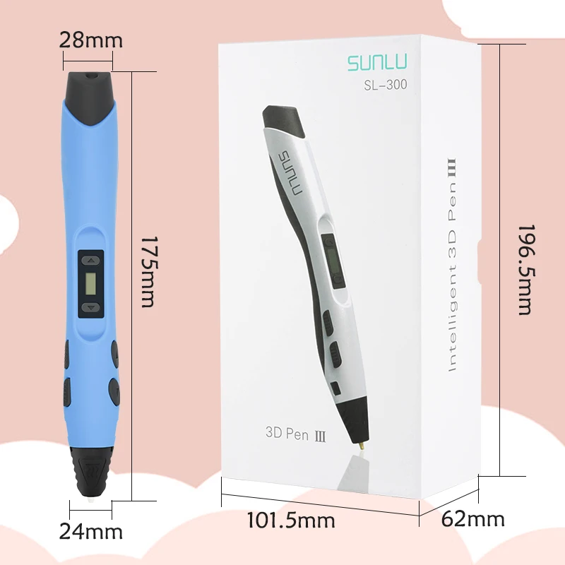 Electronic Educational Kit 3D Printing OLED Display 3D Printer Pen Digital Pen Printer