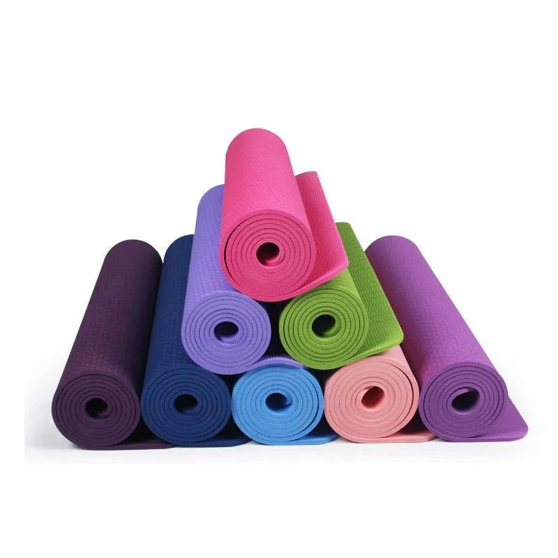 Chinese premium manufacturer yoga mat fitness shaping high-density eco-friendly new design TPE yoga mat